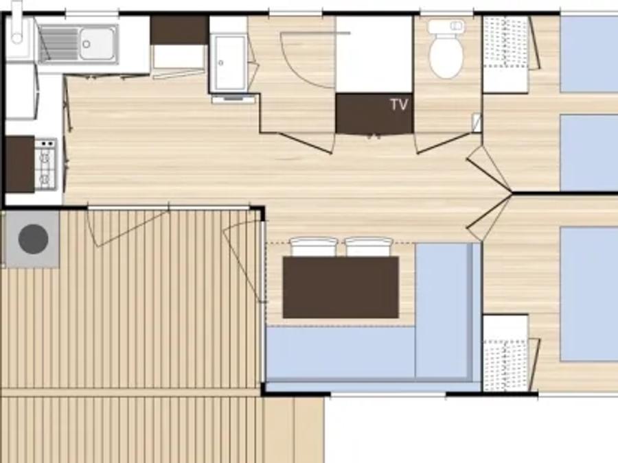 Mobilhome 4 personnes - ECO 27 m² 5