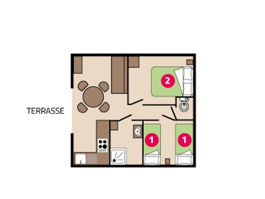 Chalet 4 personnes - Chalet Horizon 4 personnes 5