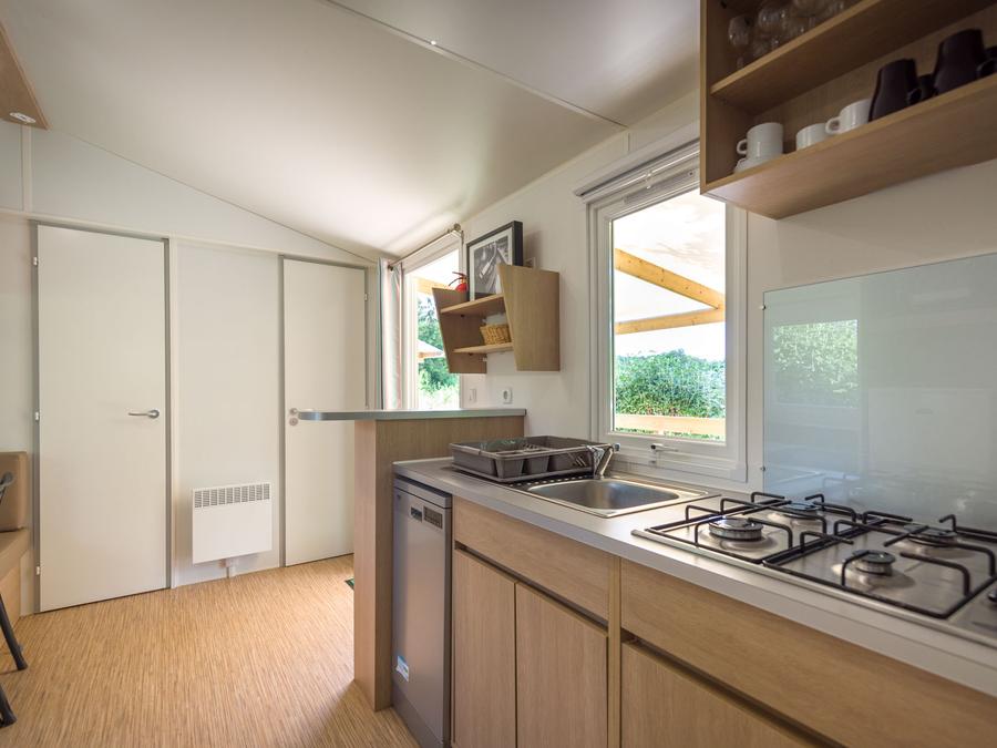 Mobilhome 6 personnes - Cottage Privilège 2 ch - TV - LV 4