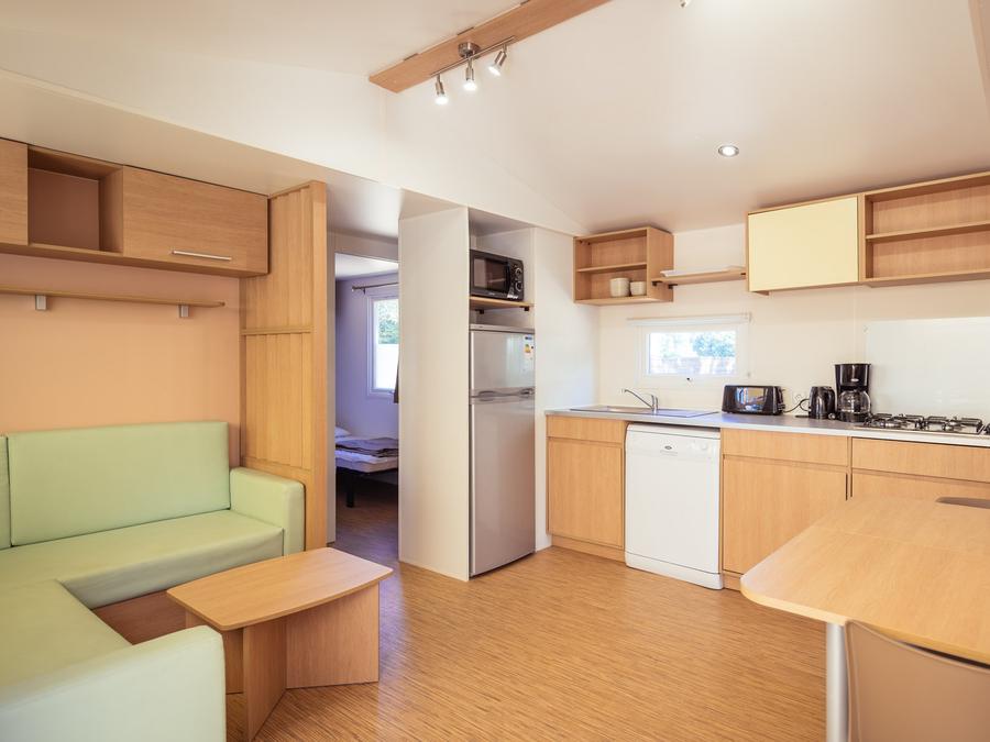 Mobilhome 8 personnes - Cottage Privilège 3 ch - TV - LV 2