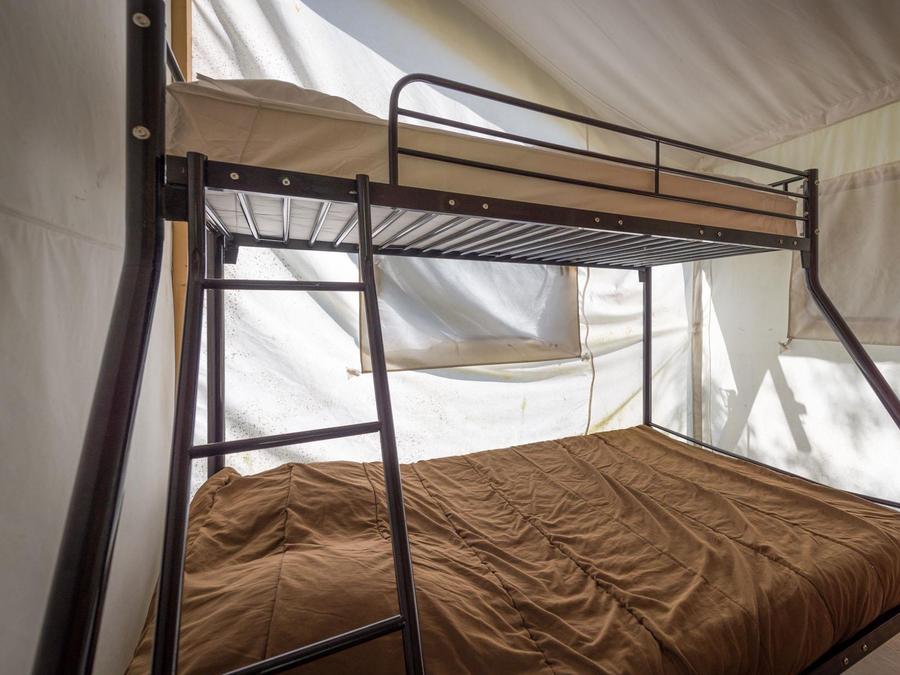 Tente 5 personnes - Tente Insolite Premium Safari 2 ch. - Avec sanitaires 6
