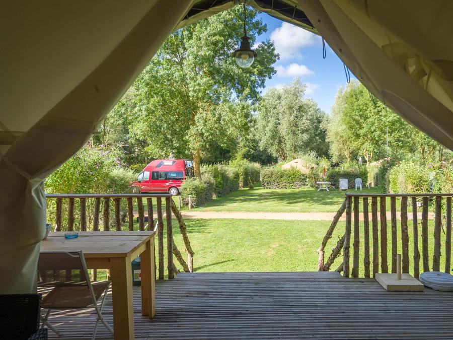 Tente 5 personnes - Tente Insolite Premium Safari 2 ch. - Avec sanitaires 2