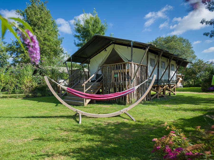 Tente 5 personnes - Tente Insolite Premium Safari 2 ch. - Avec sanitaires 12