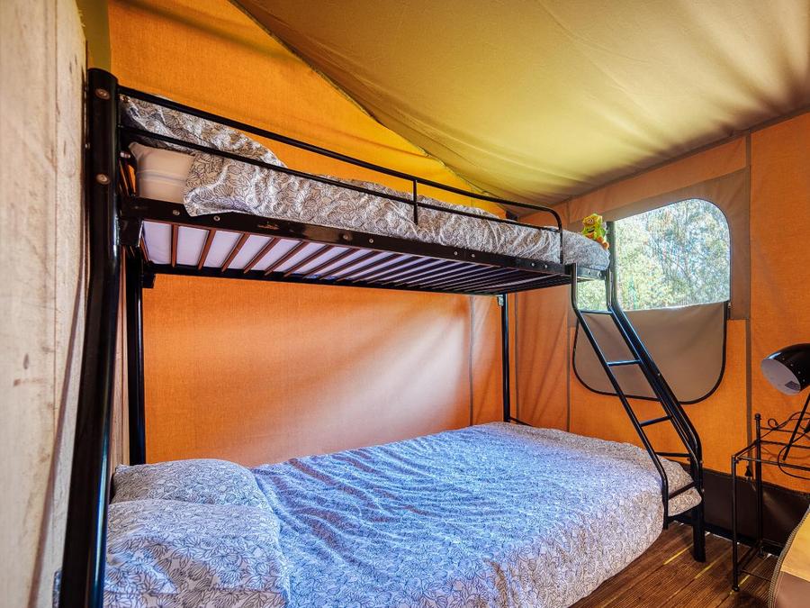 Tente 5 personnes - Tente Insolite Premium Safari 2 ch. - Avec sanitaires 20
