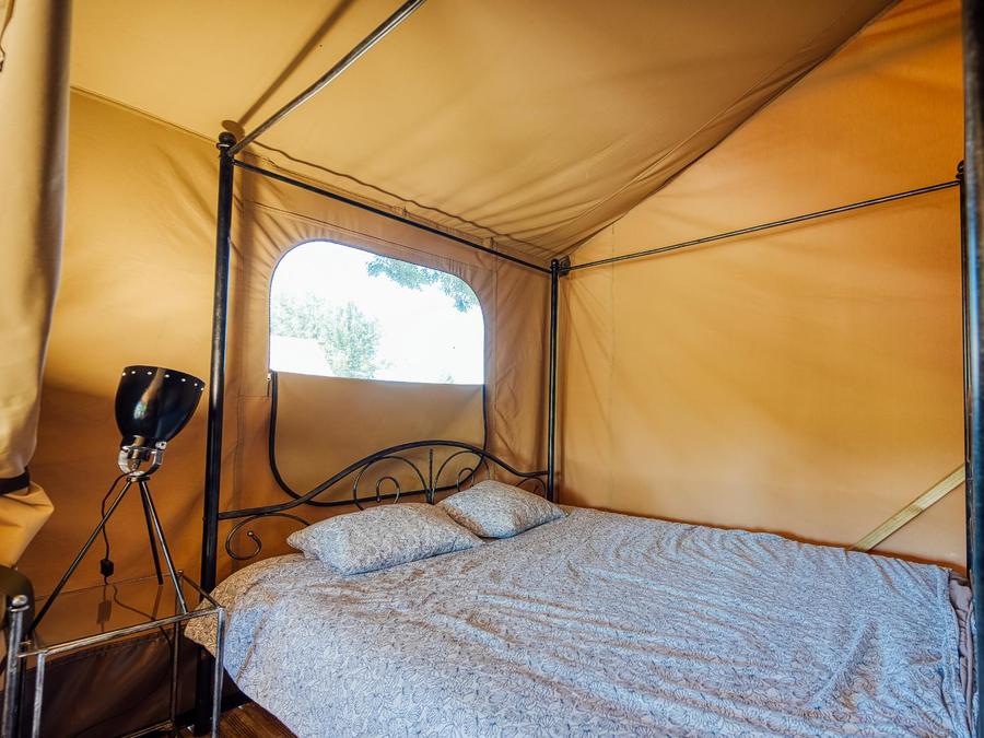 Tente 5 personnes - Tente Insolite Premium Safari 2 ch. - Avec sanitaires 19