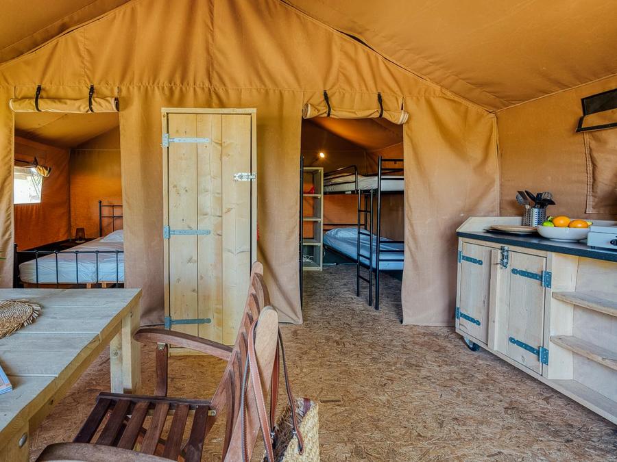 Tente 5 personnes - Tente Insolite Nature Confort Lodge 2 ch - Sans sanitaires 35