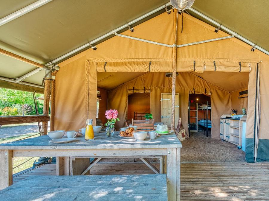 Tente 5 personnes - Tente Insolite Nature Confort Lodge 2 ch - Sans sanitaires 39