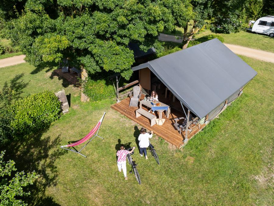 Tente 5 personnes - Tente Insolite Nature Confort Lodge 2 ch - Sans sanitaires 34