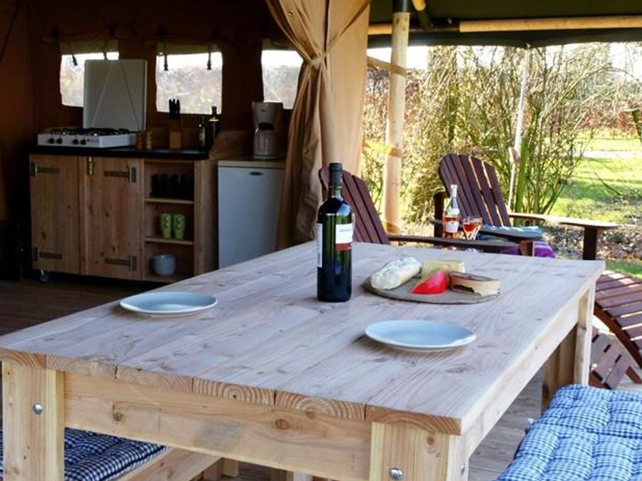 Tente 5 personnes - Tente Insolite Nature Confort Lodge 2 ch - Sans sanitaires 1