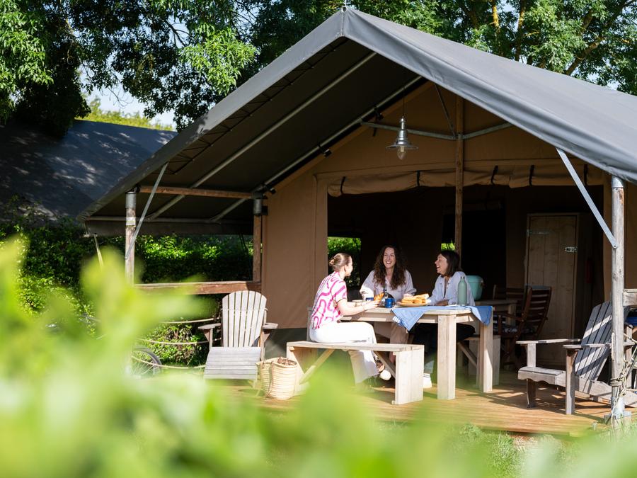 Tente 5 personnes - Tente Insolite Nature Confort Lodge 2 ch - Sans sanitaires 33