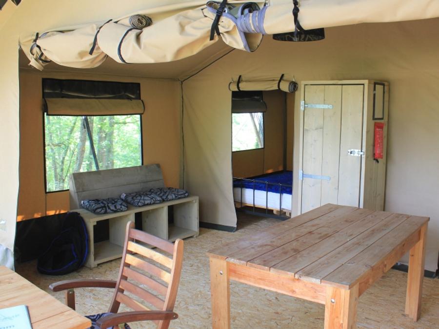Tente 5 personnes - Tente Insolite Nature Confort Lodge 2 ch - Sans sanitaires 3