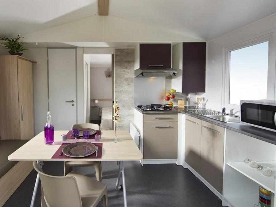 Mobilhome 2 personnes - Cottage Privilège 1 ch - TV 1