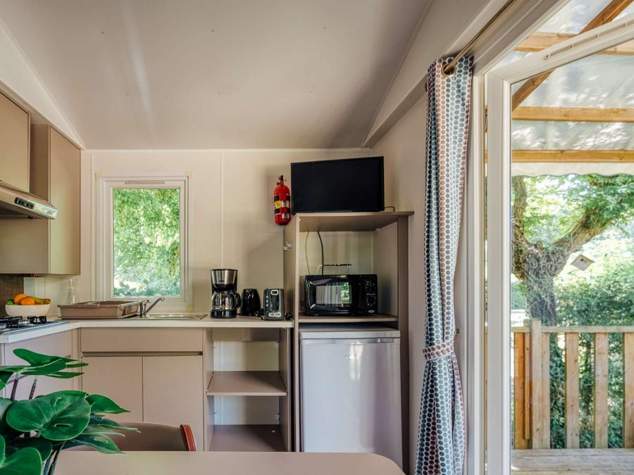 Mobilhome 2 personnes - Cottage Privilège 1 ch - TV 28