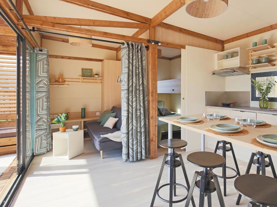 Mobilhome 6 personnes - Chalet Premium Maine 2 ch. - TV - LV 2