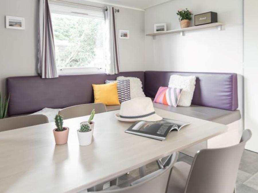 Mobilhome 4 personnes - Cottage Premium 2 chambres + TV + Terrasse 5