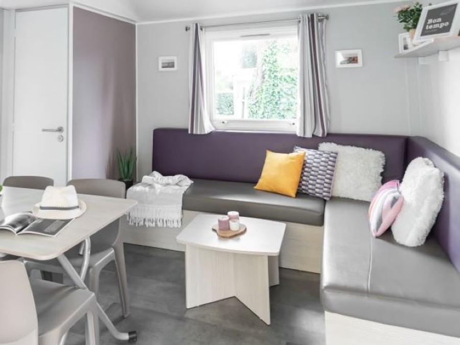 Mobilhome 4 personnes - Cottage Premium 2 chambres + TV + Terrasse 6
