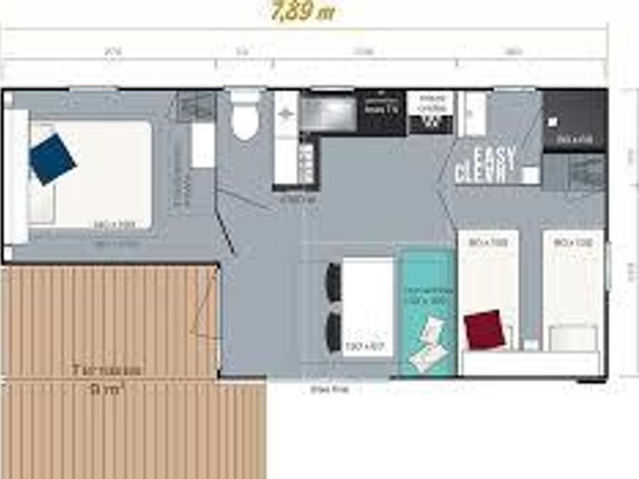 Mobilhome 4 personnes - LOGGIA CONFORT 4