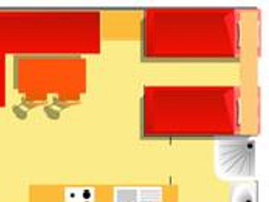 Mobilhome 4 personnes - Confort 30m2 (2 chambres) + terrasse couverte 1