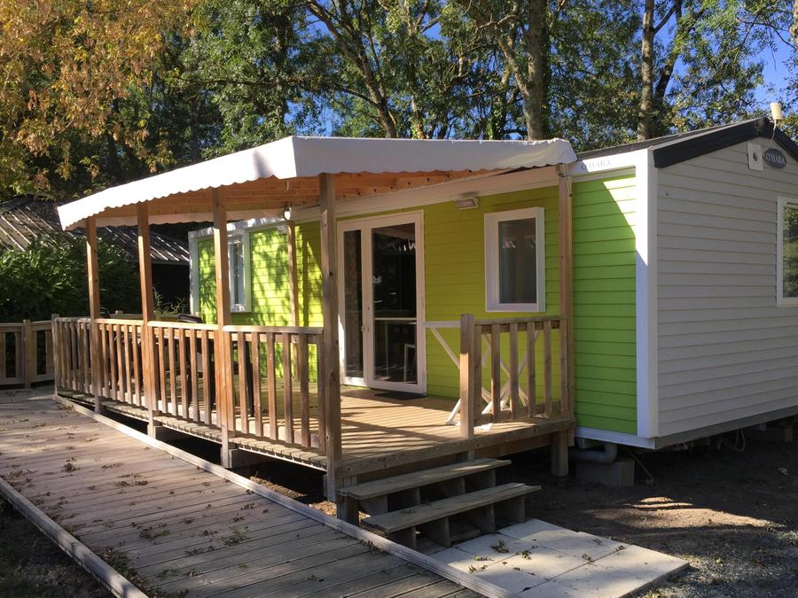 Mobilhome 4 personnes - PMR Confort 34 m² (2 chambres) + terrasse couverte 0