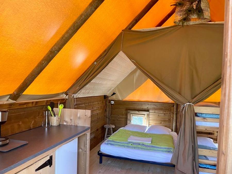 Lodge 4 personnes - Lodge Amazone standard 20 m2 + Terrasse 3