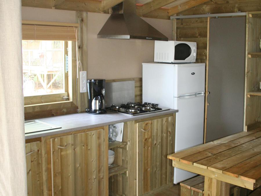 Tente en toile et en bois 4 personnes - Lodge Cosyflower LUXE PREMIUM 1