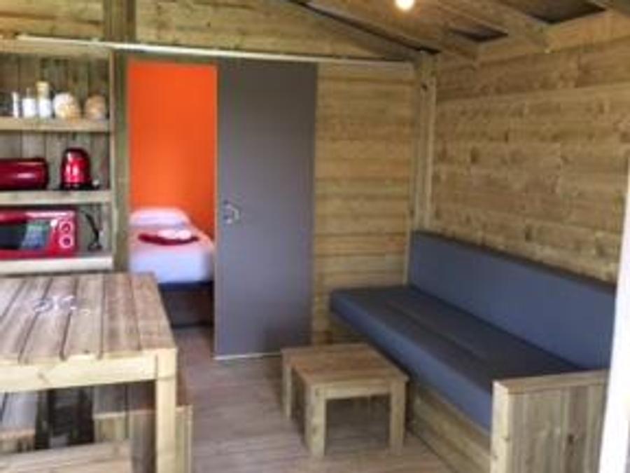 Tente en toile et en bois 4 personnes - Lodge Cosyflower LUXE PREMIUM 4
