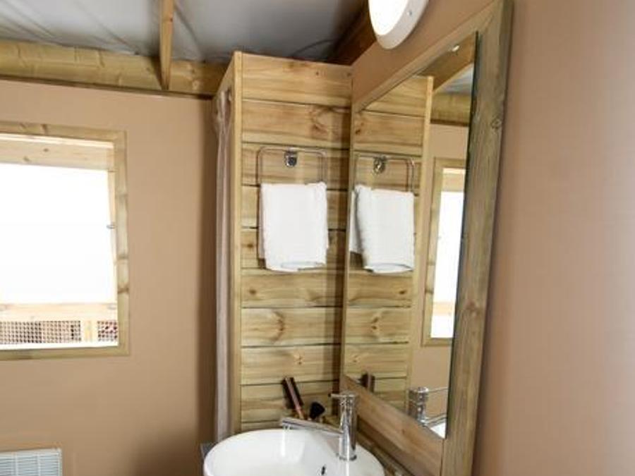 Tente en toile et en bois 4 personnes - Lodge Cosyflower LUXE PREMIUM 5