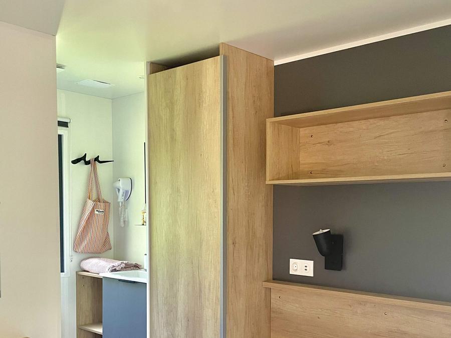 Mobilhome 4 personnes - Mobil home Premium 2 chambres 32m² + Terrasse semi-couverte + 2 salles de bain 12