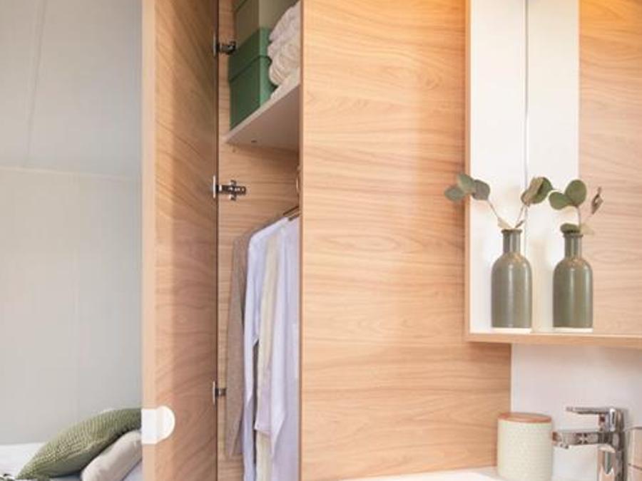 Mobilhome 4 personnes - Mobil home Premium 2 chambres 32m² + Terrasse semi-couverte + 2 salles de bain 3