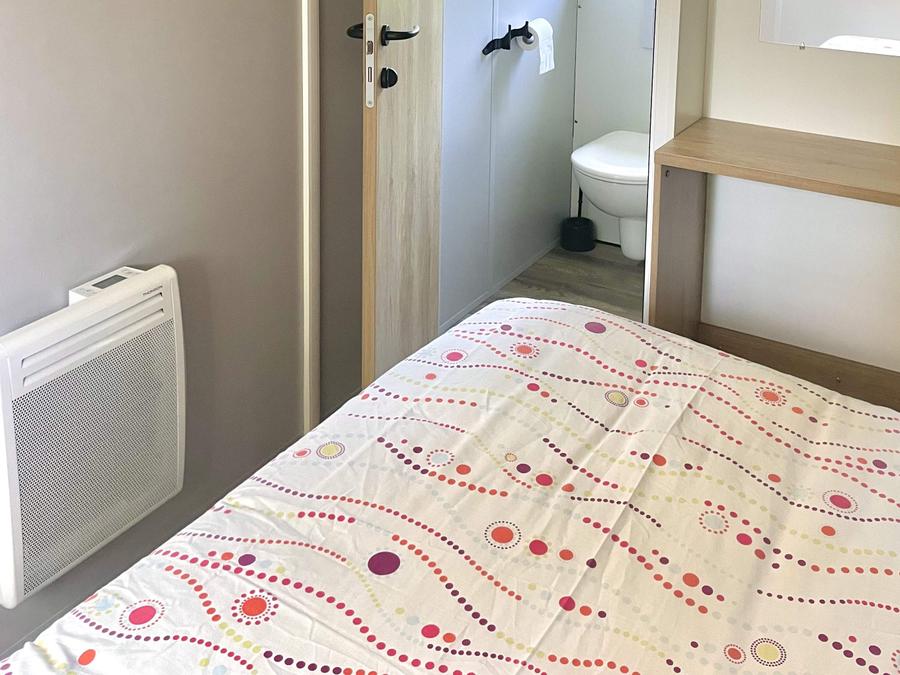 Mobilhome 4 personnes - Mobil home Premium 2 chambres 32m² + Terrasse semi-couverte + 2 salles de bain 15
