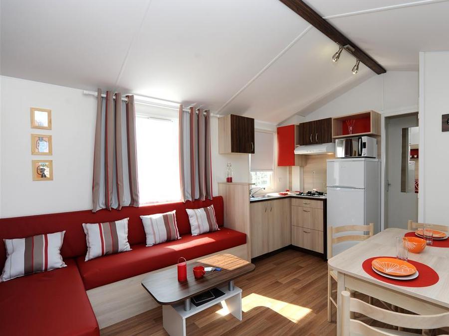 Mobilhome 6 personnes - Standard 3 chambres 34m² + Terrasse non couverte 1