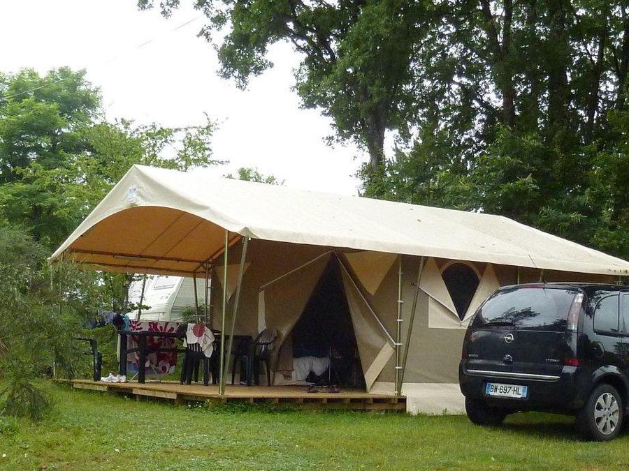 Tente en toile et en bois 4 personnes - Tente Canada Standard 2 chambres 20m² (sans sanitaires) 0