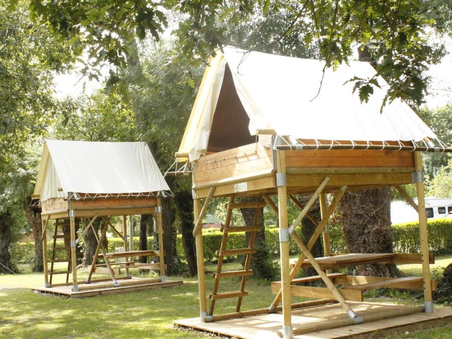 Tente en toile et en bois 2 personnes - Tente Bivouac Standard 1 chambre (sans sanitaires / sans cuisine / sans parking) 0