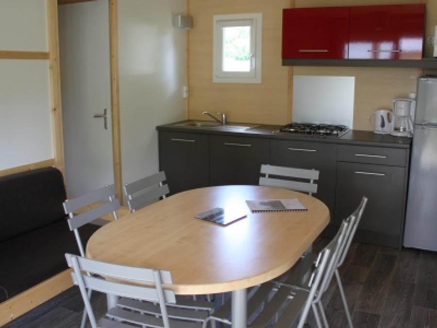 Chalet 6 personnes - Confort 3 chambres 35m² + Terrasse intégrée + TV 1