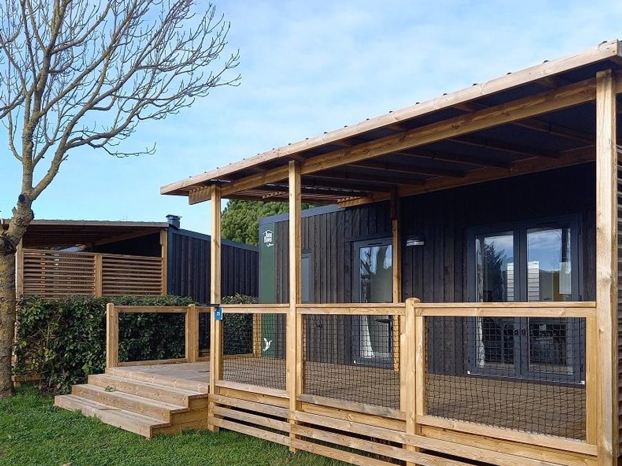 Mobilhome 4 personnes - NEW // Homeflower Premium 2 chambres 29m² + Terrasse semi-couverte + LV + TV 0