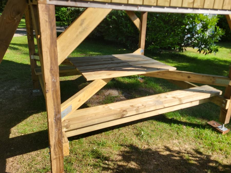 Tente en toile et en bois 2 personnes - Cabane Etoilée - 4,5 m² - Sans sanitaires - Electricité non incluse 2