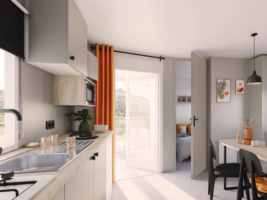 Mobilhome 4 personnes - Loggia 2026 - 27 m² - 2 chambres (2 adultes maximum ou famille) 4