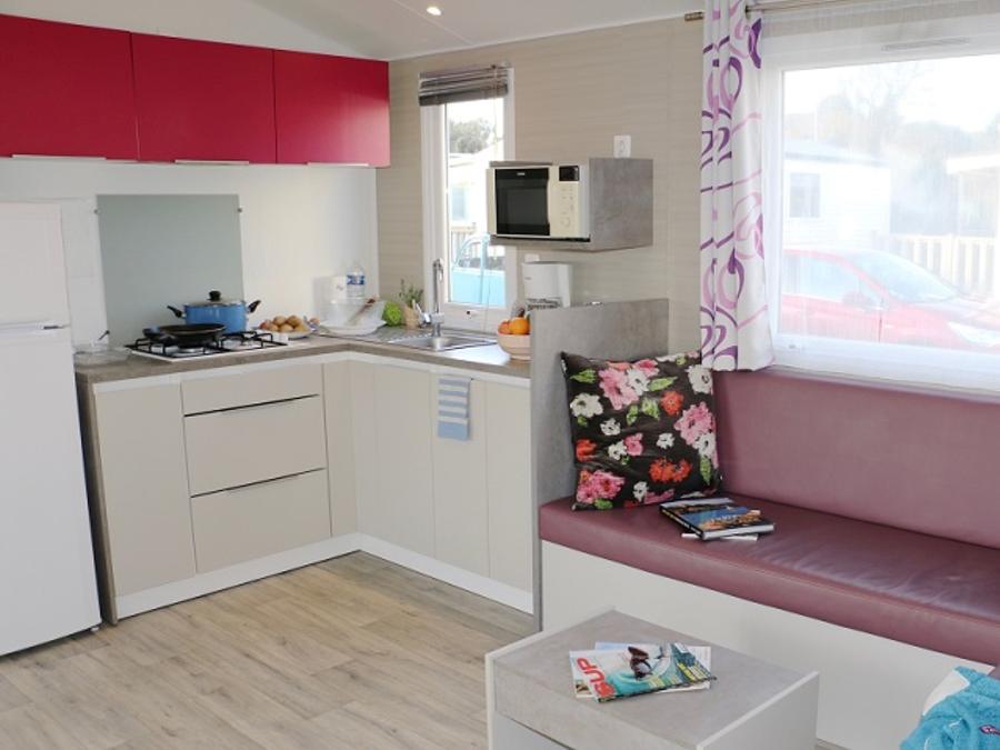 Mobilhome 4 personnes - Grand Confort - 30m² - 2 chambres 1