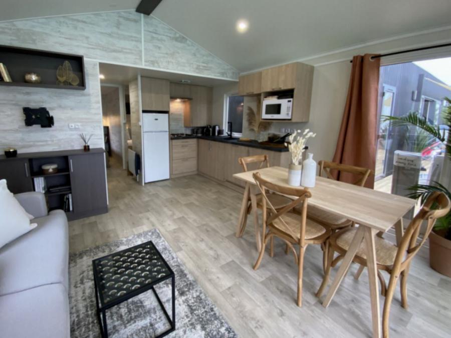 Mobilhome 4 personnes - Mobil-home Bretagne Premium SPA - 32m² - 2 chambres 1