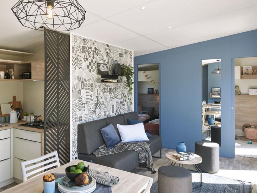 Mobilhome 6 personnes - Mobil-home Atlantique - 40m² - 3 chambres 1