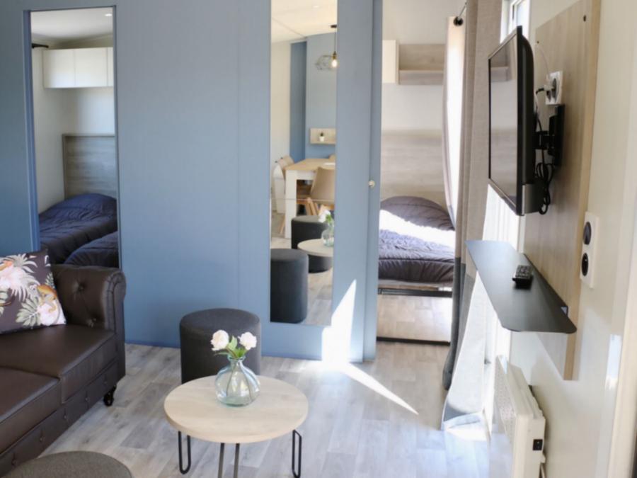Mobilhome 6 personnes - Mobil-home Atlantique SPA - 40m² - 3 chambres 1