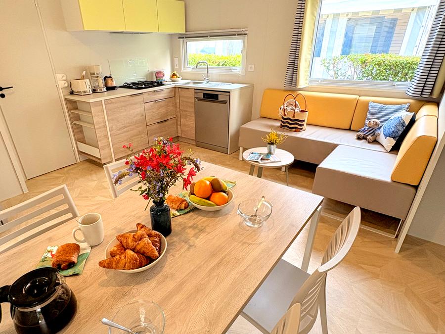 Mobilhome 6 personnes - mobil-home PREMIUM 3 chambres, 2 SDB 9