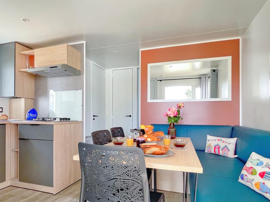 Mobilhome 6 personnes - Mobil-Home PRIVILEGE 3 chambres 7
