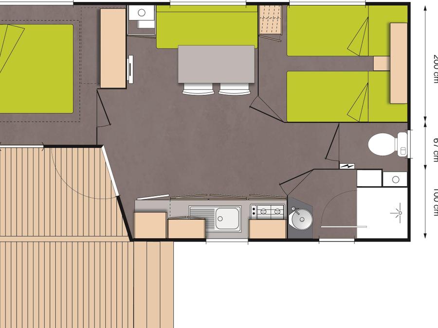 Mobilhome 4 personnes - O'Hara 734T 6