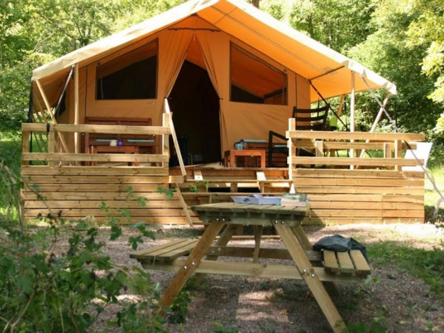 Tente 4 personnes - COTTON LODGE NATURE (sans sanitaires) 0