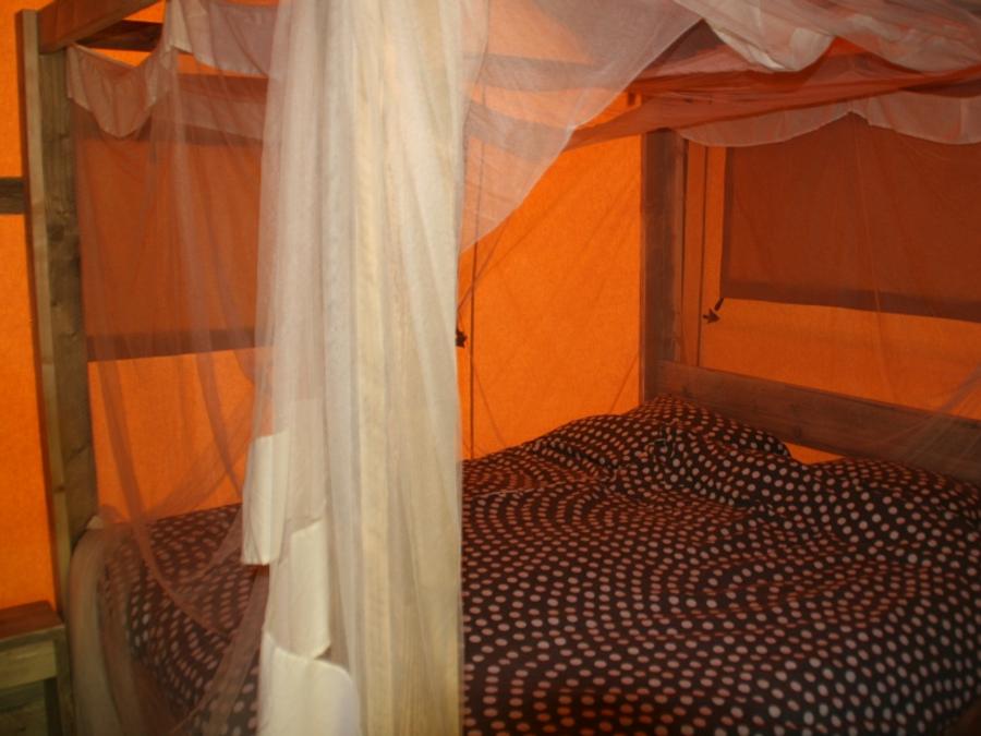 Tente en toile et en bois 5 personnes - SAFARI WOODY (sans sanitaires) 5