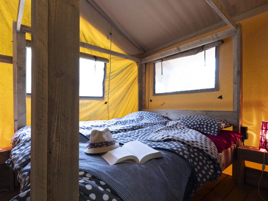 Tente en toile et en bois 5 personnes - SAFARI WOODY (sans sanitaires) 11