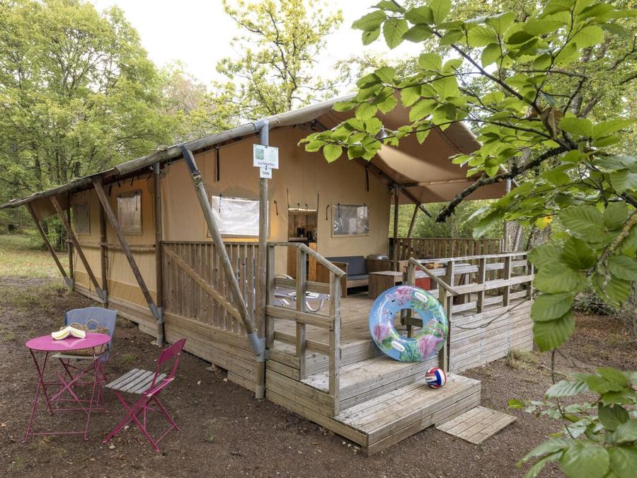 Tente en toile et en bois 5 personnes - SAFARI WOODY (sans sanitaires) 7
