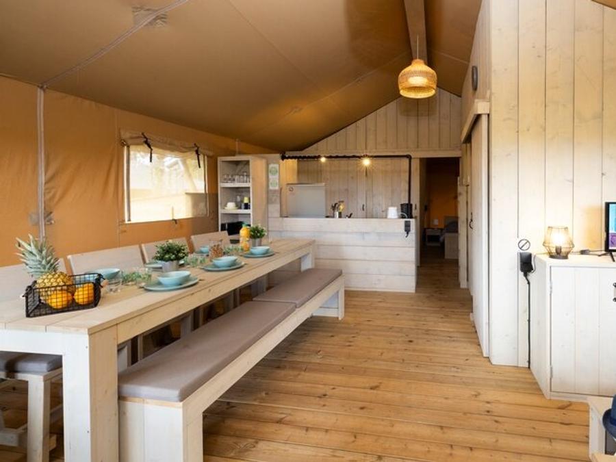 Tente en toile et en bois 6 personnes - SAFARI COTTAGE INSOLITE PREMIUM 9