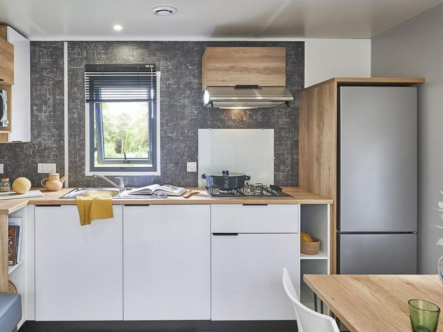 Mobilhome 4 personnes - M - PREMIUM 2 CHAMBRES - CLIM + TV + SUITE PARENTALE 4